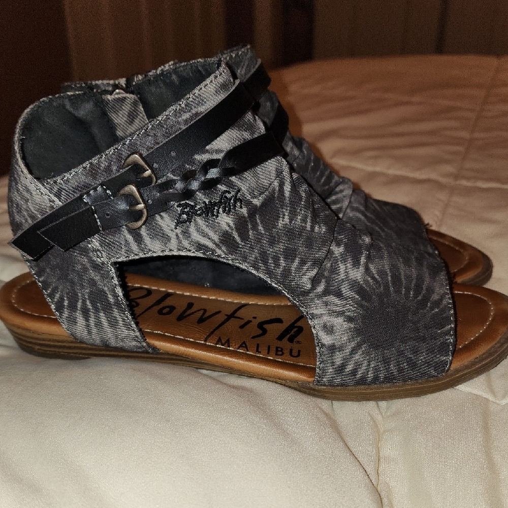 BLOWFISH MALIBU Black & Gray Women's Sandals - Picture 4 of 12